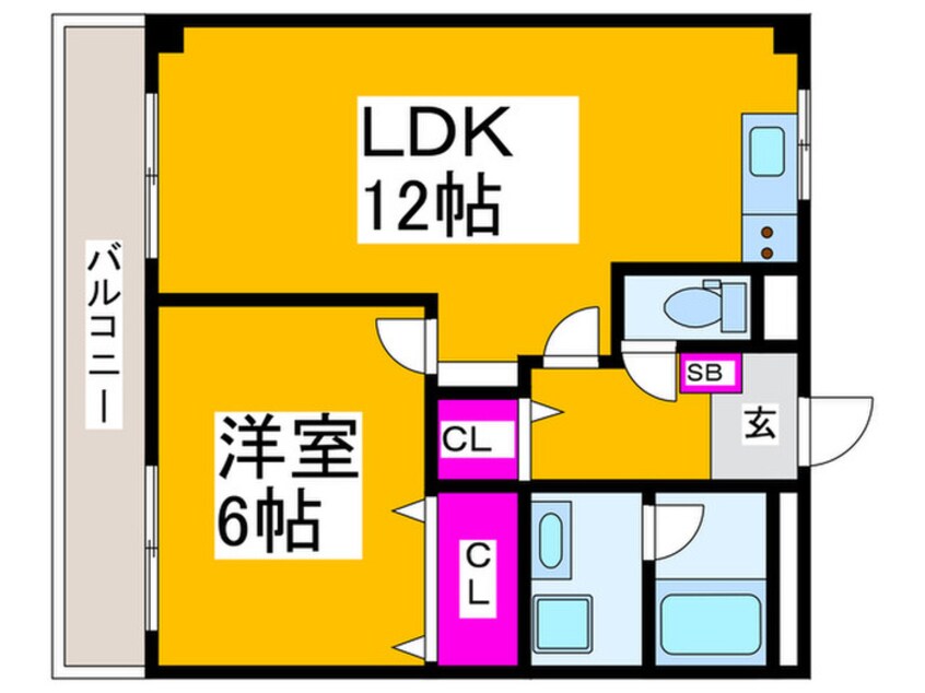 間取図 山本レンターマンション