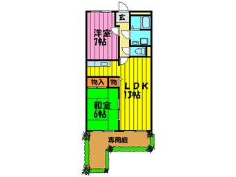 間取図 ベルヴィルＢ棟