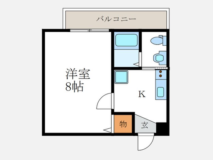 間取り図 フラッティ花園ミンク