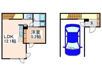 間取図 アルカ・ティーノ