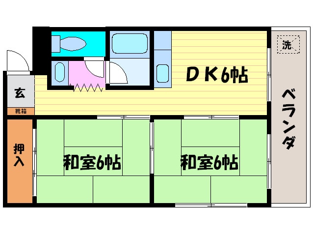 間取り図 北ノ口安田マンション