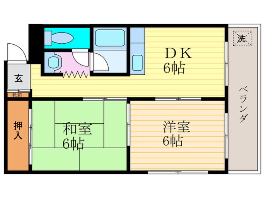 間取図 北ノ口安田マンション