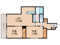 RIVER MOAT SHIJOの間取図
