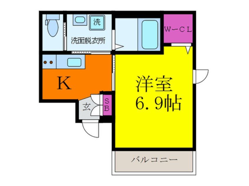 間取図 ヴェルドミール五番館