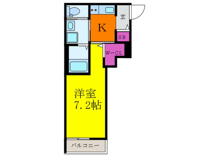 間取図 ヴェルドミール五番館