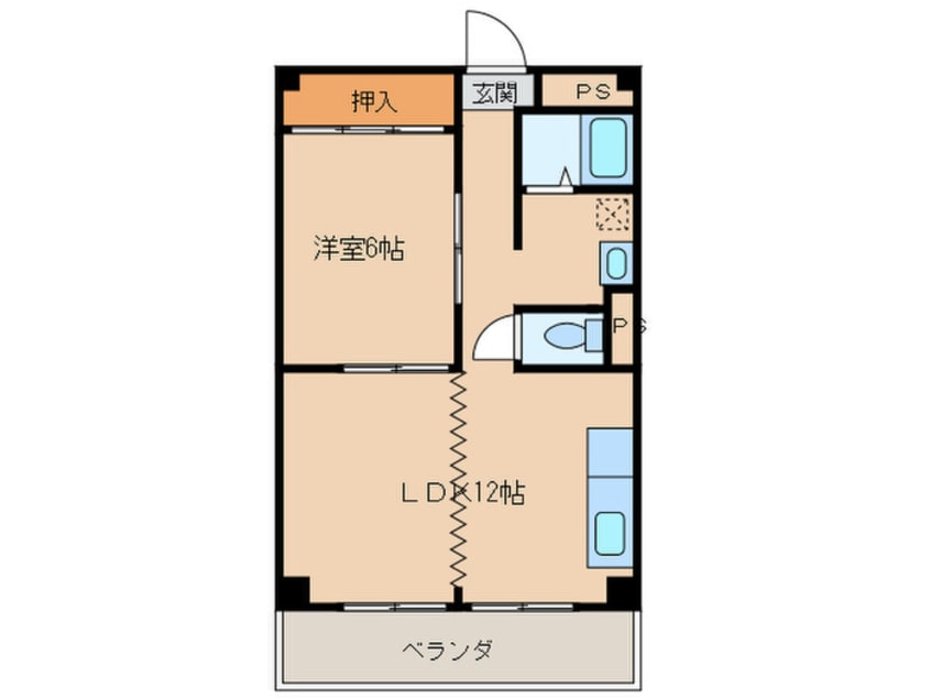 間取図 レフィナ－ド京都西大路