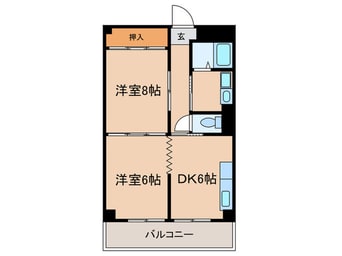 間取図 レフィナ－ド京都西大路