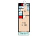 アレルヤ 1Kの間取り
