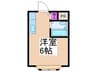 グランドハイツ平野西 1Rの間取り