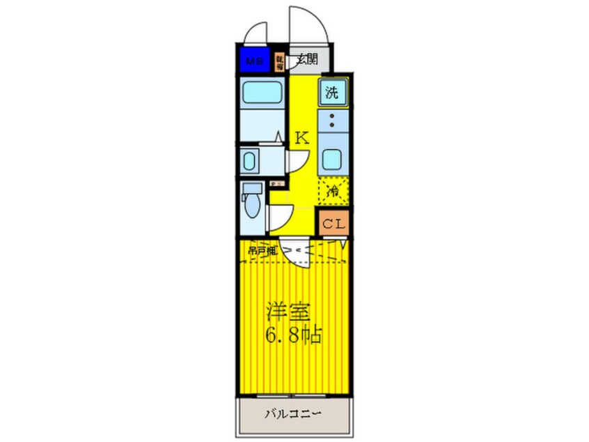 間取図 グリシーヌ京都西院