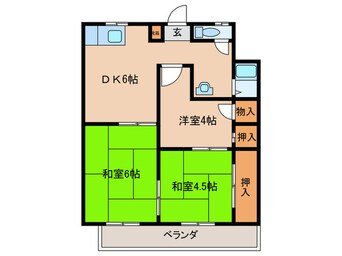 間取図 ハイツ古石