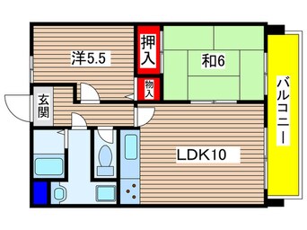 間取図 クリア嵯峨嵐山