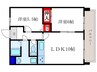 クリア嵯峨嵐山 2LDKの間取り