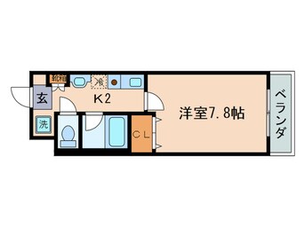 間取図 アネックス明星Ⅲ