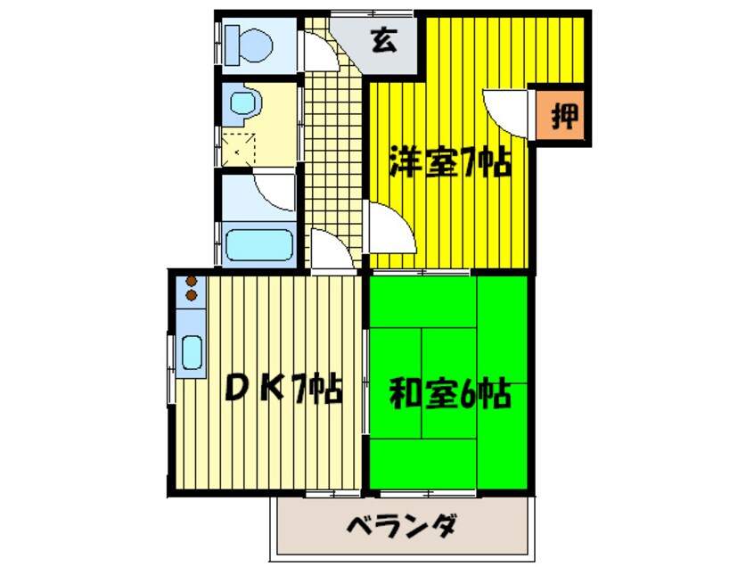 間取図 岡村マンション