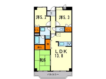 間取図 メゾン久保田２