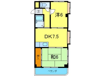 間取図 サンハイム泉