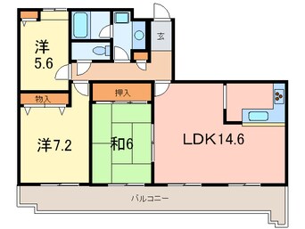 間取図 アマビリタアパ－トメント