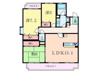 間取図 アマビリタアパ－トメント