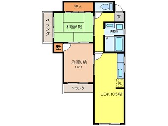 間取図 フローラル千里中央2号棟