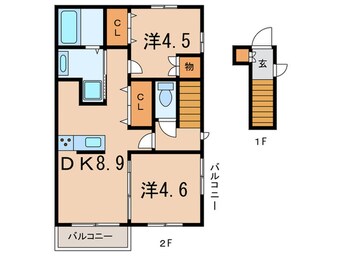 間取図 シャルム宝塚