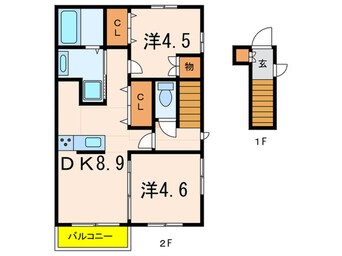 間取図 シャルム宝塚