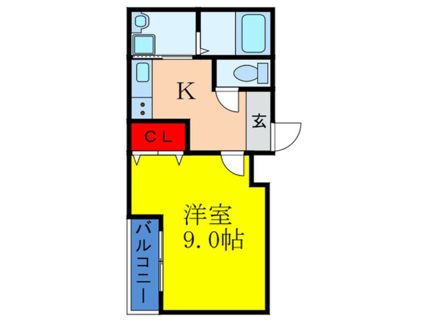 間取図 フジパレス小松サウス