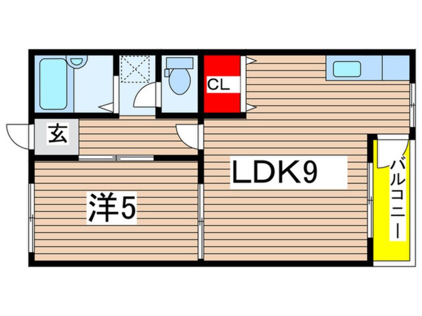 間取図 アイランド箕面