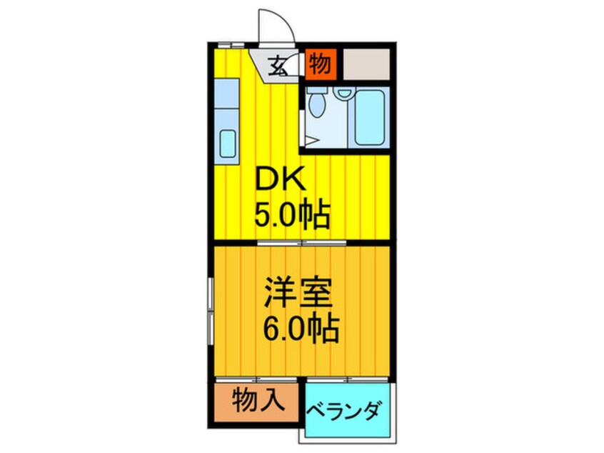 間取図 ジョイフルコーポ