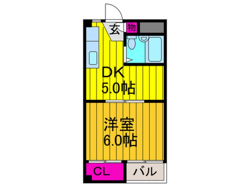 間取図 ジョイフルコーポ