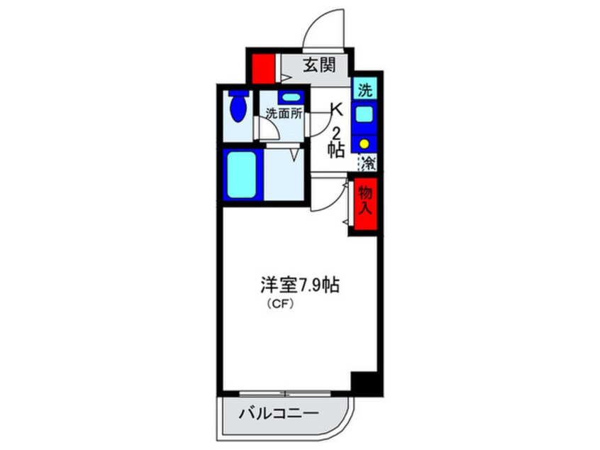 間取図 カーサ北桜塚