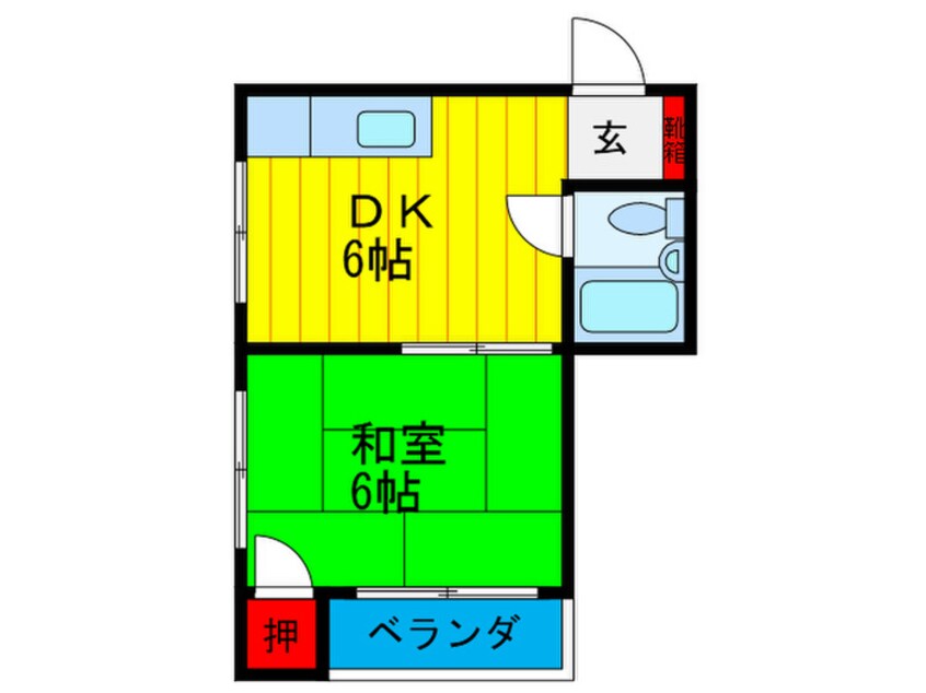 間取図 メゾンＭＡＴＳＵＳＨＩＴＡ