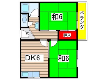 間取図 西武庫 松崎マンション