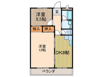 間取図 ピュアネスＤｏｉ