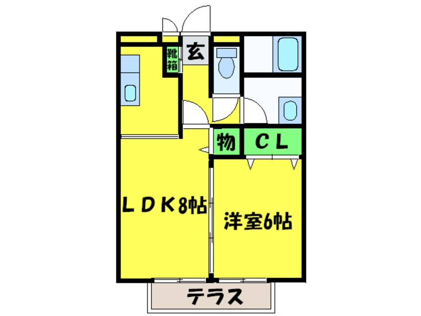 間取図 プチグリーン