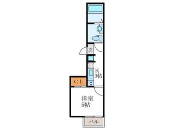 間取図 ベレーザ北大路