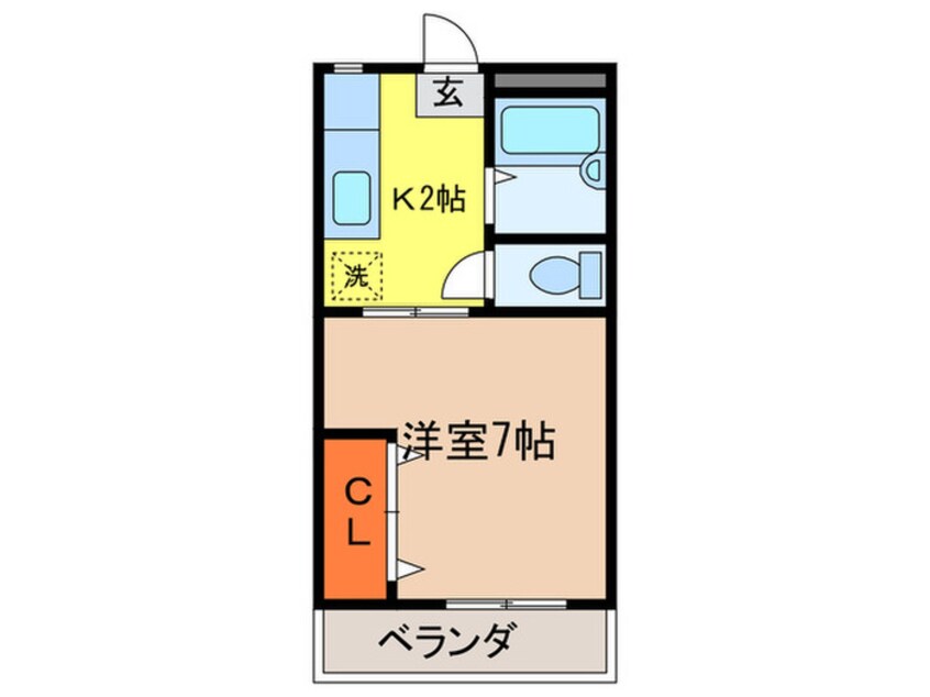 間取図 フィールズ箕面Ⅱ