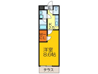 間取図 リバ－サイド金岡七番館