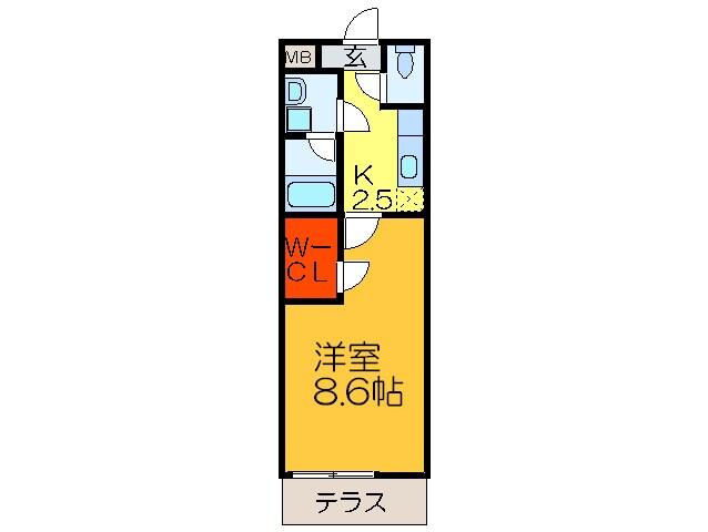 間取り図 リバ－サイド金岡七番館