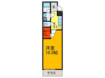 間取図 リバ－サイド金岡七番館