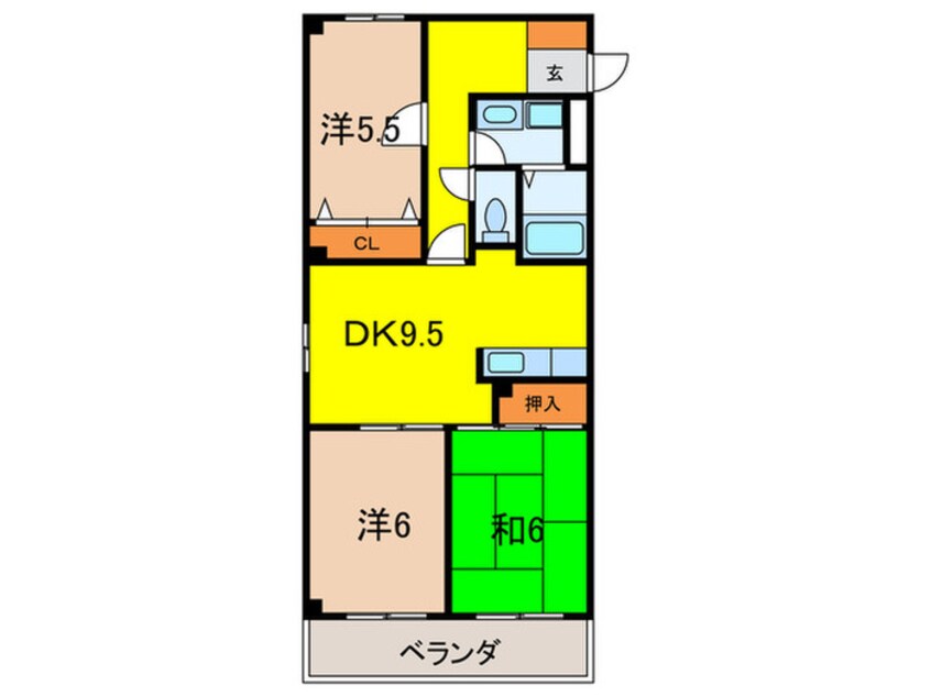 間取図 エルドラード上ヶ原