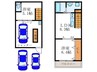 ガレージハウス藤林町A 2LDKの間取り