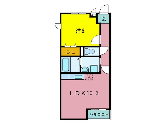 間取り図 サンフラット布忍