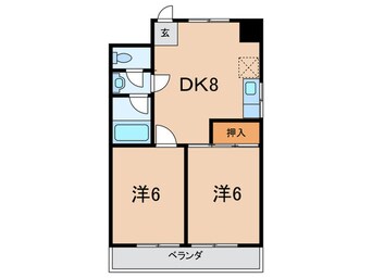 間取図 リビィラ六甲