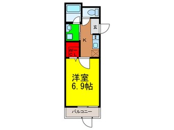 間取図 ＡＬＥＧＲＩＡ枚方公園