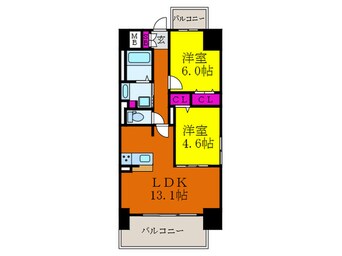 間取図 エターナ千里丘