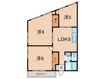 間取図 門戸グリーンビル