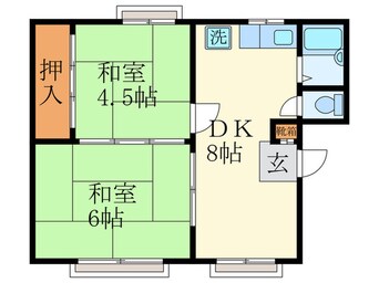 間取図 メゾンドエリカ