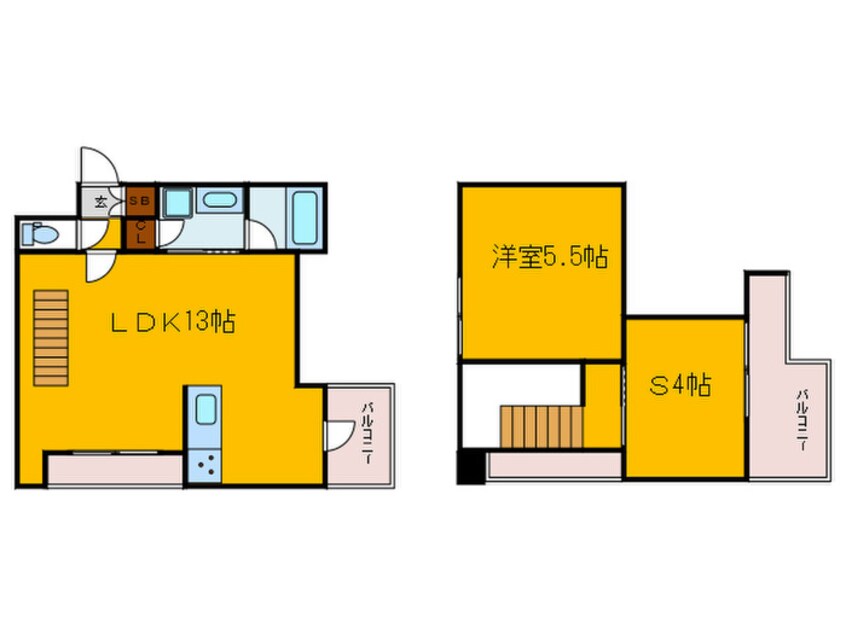 間取図 上本町クラッソ