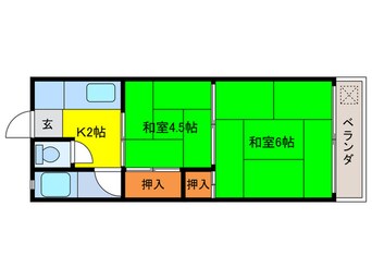 間取図 科塚マンション